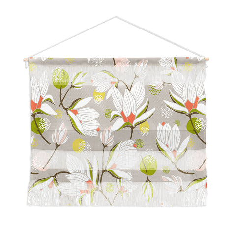 Heather Dutton Magnolia Blossom Stone Wall Hanging Landscape