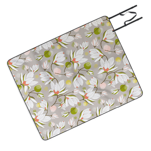 Heather Dutton Magnolia Blossom Stone Picnic Blanket
