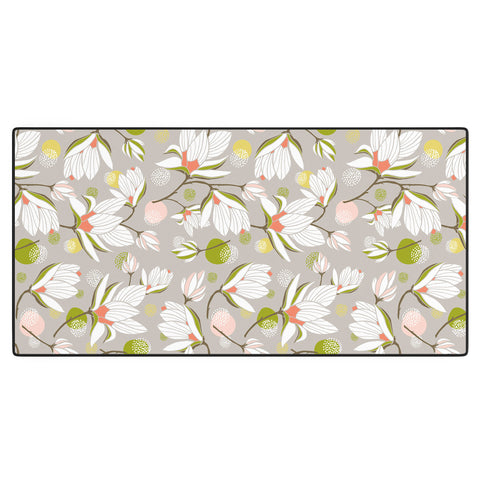 Heather Dutton Magnolia Blossom Stone Desk Mat
