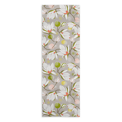 Heather Dutton Magnolia Blossom Stone Yoga Towel