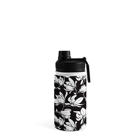 Heather Dutton Magnolia Garden Black Water Bottle