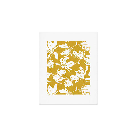 Heather Dutton Magnolia Garden Goldenrod Art Print
