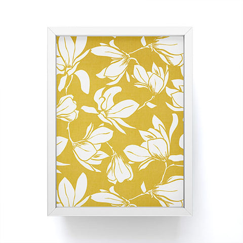 Heather Dutton Magnolia Garden Goldenrod Framed Mini Art Print