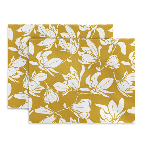 Heather Dutton Magnolia Garden Goldenrod Placemat