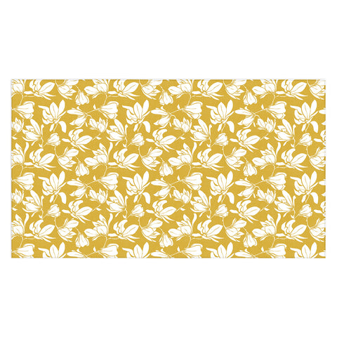 Heather Dutton Magnolia Garden Goldenrod Tablecloth