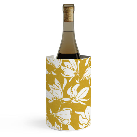 Heather Dutton Magnolia Garden Goldenrod Wine Chiller