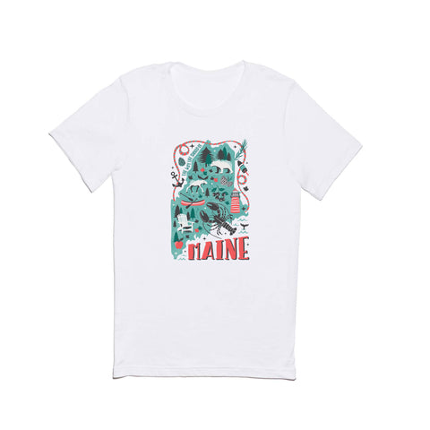 Heather Dutton Maine Map Classic T-shirt