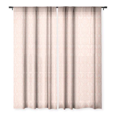Heather Dutton Marrakech Blush Sheer Window Curtain
