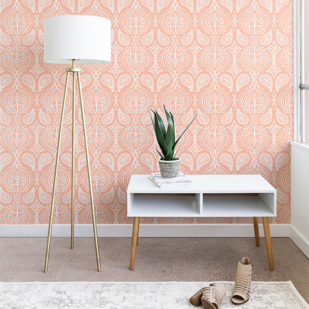 Marrakech Blush Wallpaper Heather Dutton