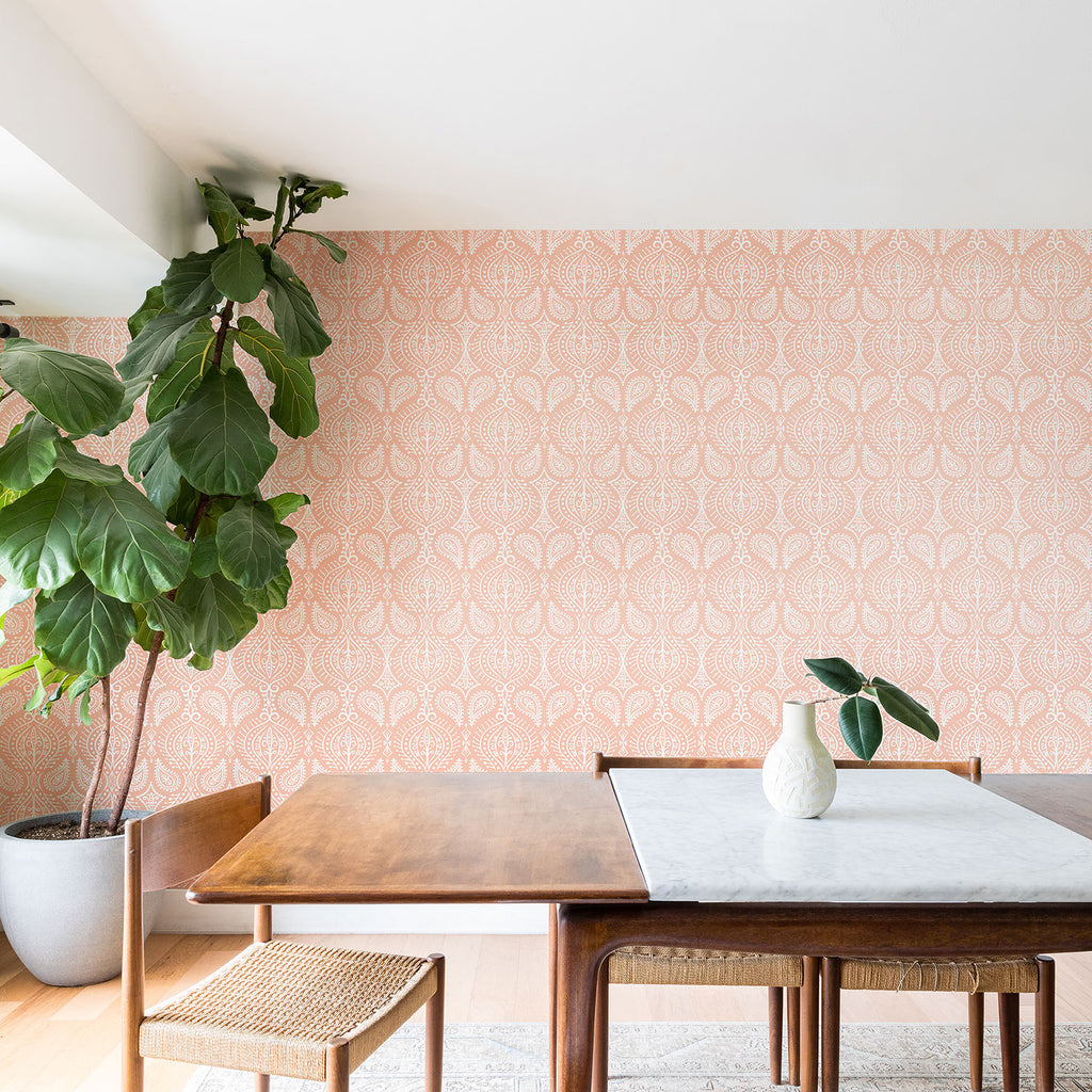 Marrakech Blush Wallpaper Heather Dutton
