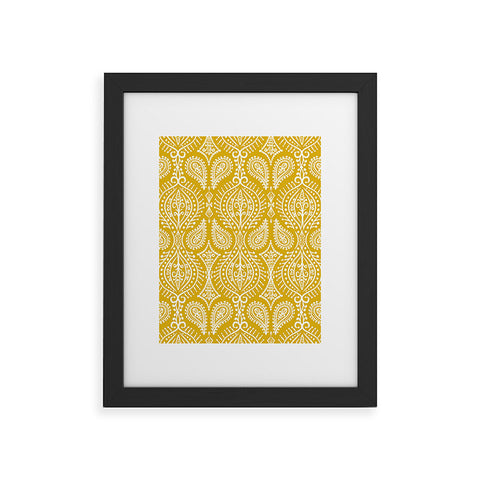 Heather Dutton Marrakech Goldenrod Framed Art Print