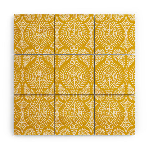 Heather Dutton Marrakech Goldenrod Wood Wall Mural