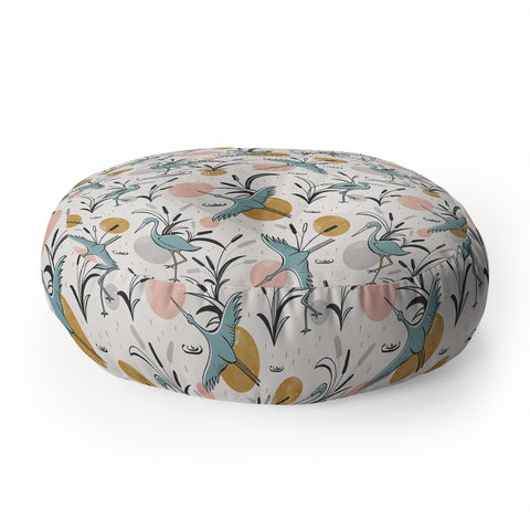 Heather Dutton Marshland Floor Pillow Round