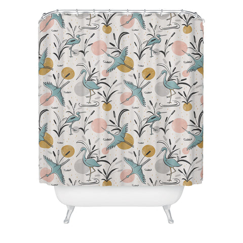 Heather Dutton Marshland Shower Curtain