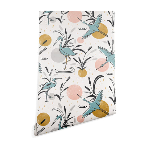 Heather Dutton Marshland Wallpaper