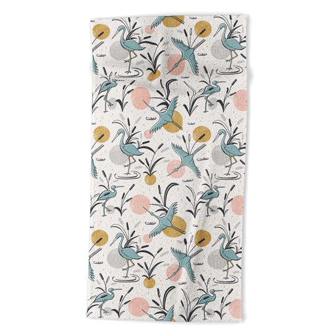 Heather Dutton Marshland Beach Towel