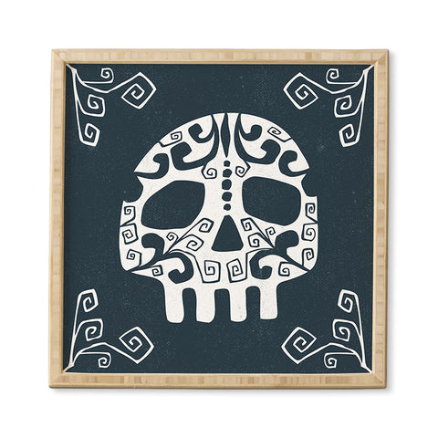 Heather Dutton Mascara de muerte Framed Wall Art