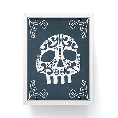 Heather Dutton Mascara de muerte Framed Mini Art Print
