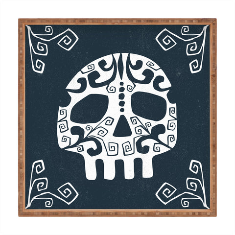 Heather Dutton Mascara de muerte Square Tray