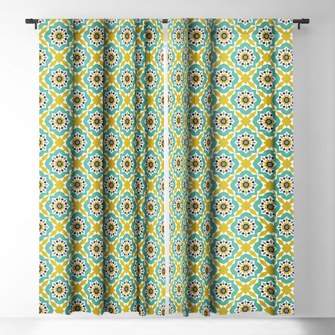 Heather Dutton Mattonelle Blackout Window Curtain