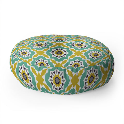 Heather Dutton Mattonelle Floor Pillow Round