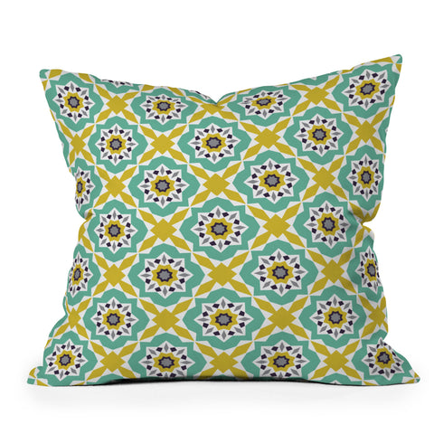 Heather Dutton Mattonelle Throw Pillow