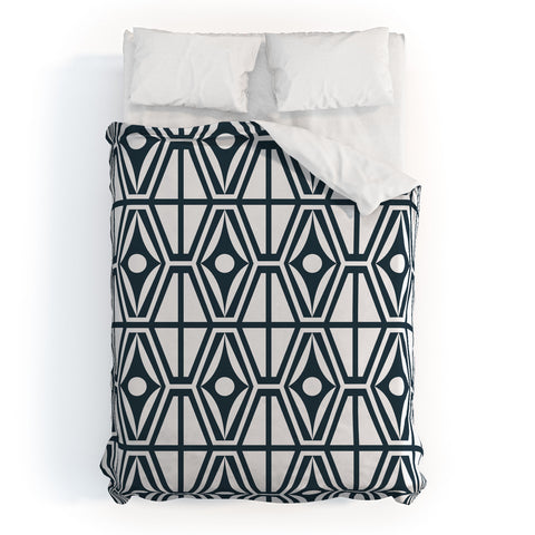 Heather Dutton Metro Steel Duvet Cover