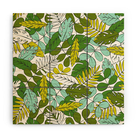 Heather Dutton Modern Tropics Wood Wall Mural