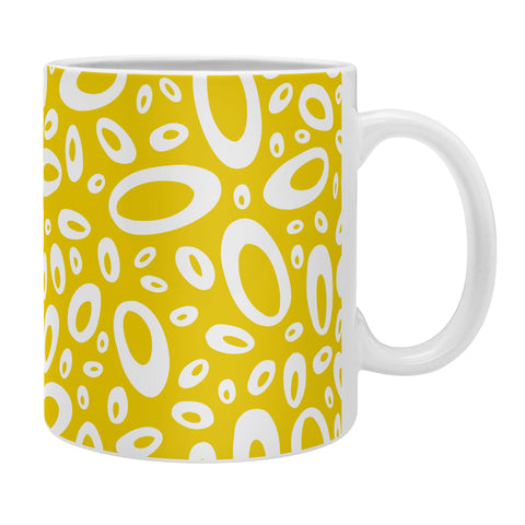 Heather Dutton Molecular Yellow Coffee Mug