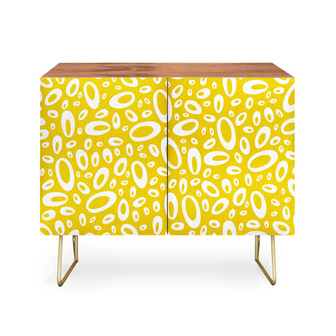 Heather Dutton Molecular Yellow Credenza