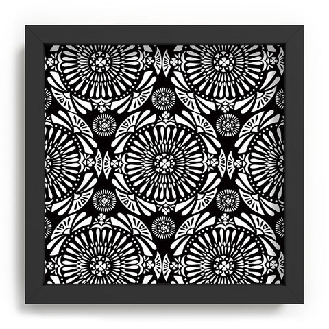 Heather Dutton Mystral Black and White Recessed Framing Square