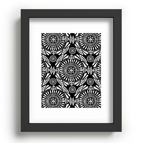 Heather Dutton Mystral Black and White Recessed Framing Rectangle