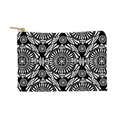 Heather Dutton Mystral Black and White Pouch