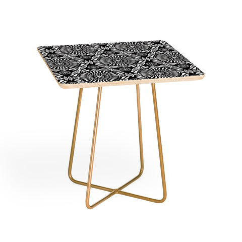 Heather Dutton Mystral Black and White Side Table