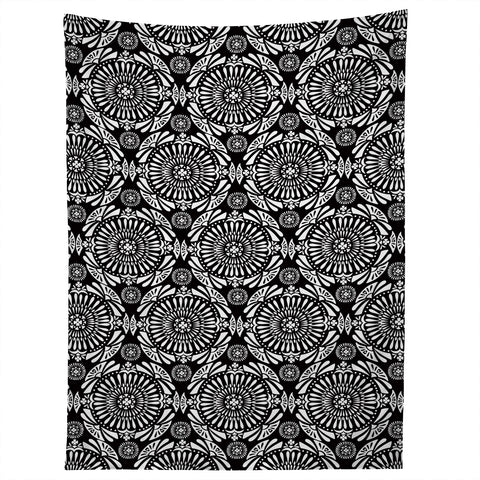 Heather Dutton Mystral Black and White Tapestry