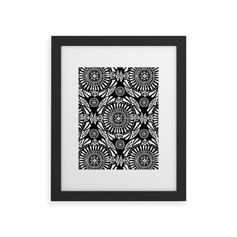 Heather Dutton Mystral Black and White Framed Art Print