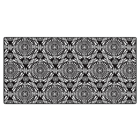 Heather Dutton Mystral Black and White Desk Mat