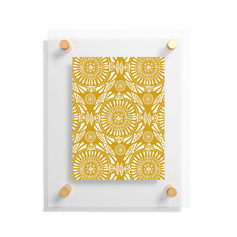 Heather Dutton Mystral Yellow Floating Acrylic Print