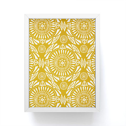 Heather Dutton Mystral Yellow Framed Mini Art Print