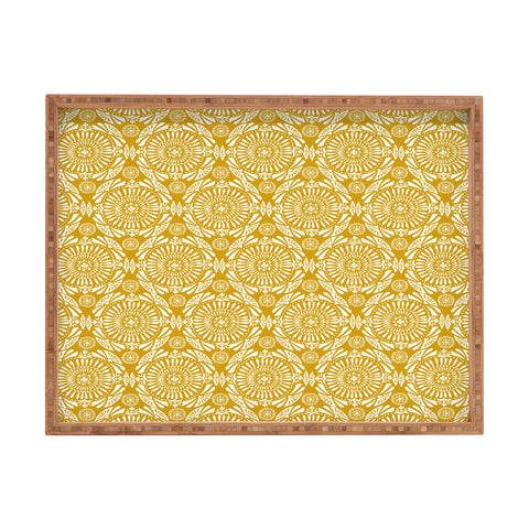 Heather Dutton Mystral Yellow Rectangular Tray