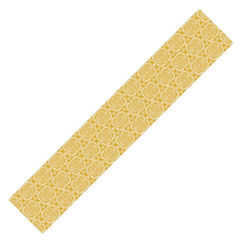 Heather Dutton Mystral Yellow Table Runner