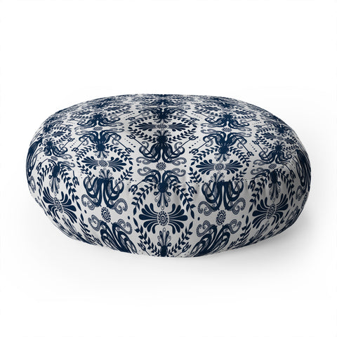 Heather Dutton Mythos Oceanic Floor Pillow Round