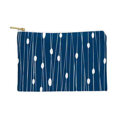 Heather Dutton Navy Entangled Pouch