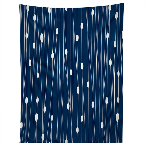 Heather Dutton Navy Entangled Tapestry