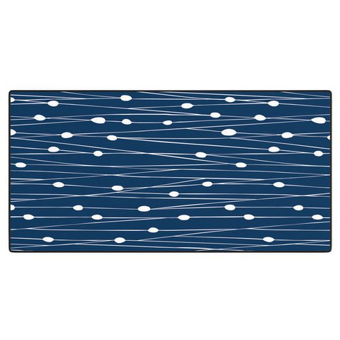 Heather Dutton Navy Entangled Desk Mat