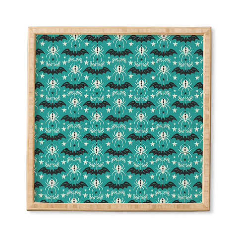 Heather Dutton Night Creatures Teal Framed Wall Art