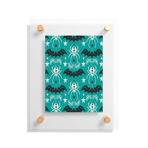 Heather Dutton Night Creatures Teal Floating Acrylic Print