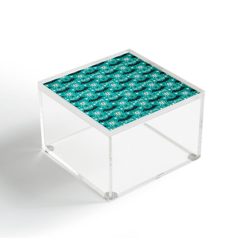 Heather Dutton Night Creatures Teal Acrylic Box