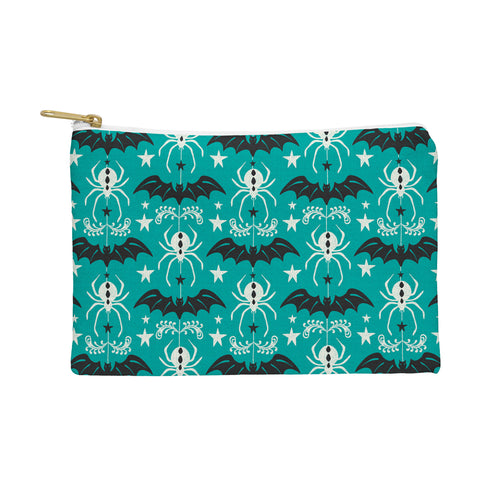 Heather Dutton Night Creatures Teal Pouch