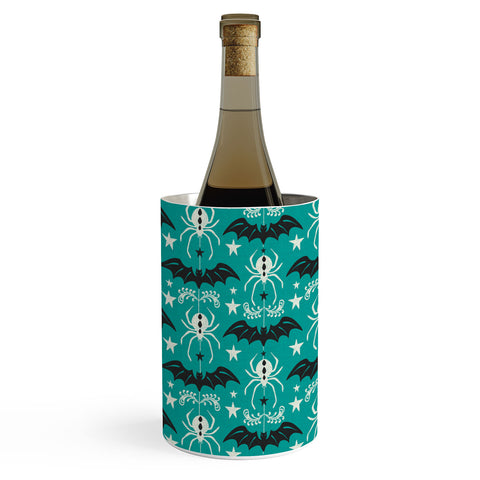 Heather Dutton Night Creatures Teal Wine Chiller